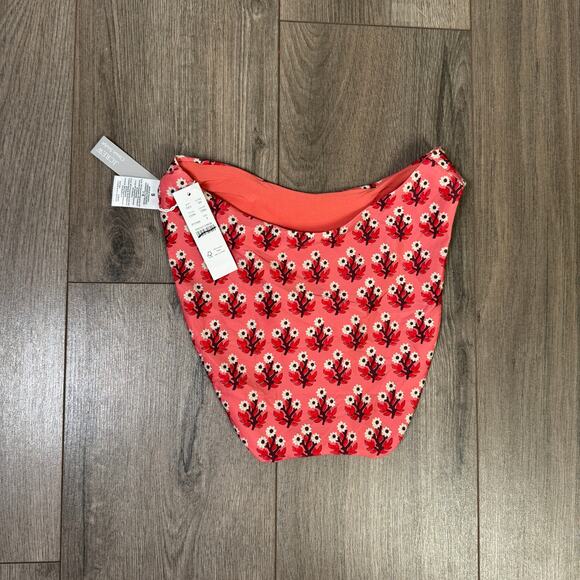 J.Crew Classic Sculpt Sunny Bikini Bottom WMNS S Coral Floral High-Cut Mid Rise - Picture 7 of 9